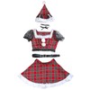 Clear Stone Miminoel Cosplay Christmas Kitty Check Santa Cat Ears