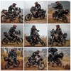 Rhinowalk Motorcycle Saddlebags 18L(9L*2) Waterproof Motorbike Side Bags, Travel Luggage