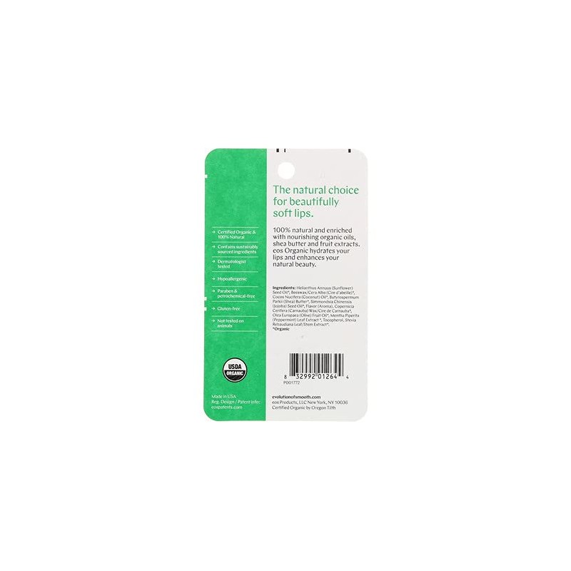 Eos Bálsamo labial en barra, menta dulce (paquete de 2)2