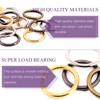 Swpeet 60 x Heavy Duty Metal O Rings 4 Colours