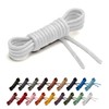 Benchmark Basics White 30" Round Waxed Cotton Shoelaces | 2mm