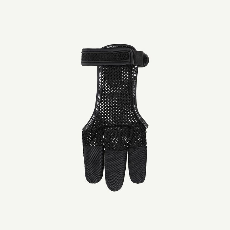 BEARPAW PRODUCTS Summer Shooting Gloves Archery Robust Leather (Black, M)