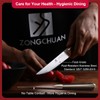 Medium Steak Knives Set of 2, 4.5 Inch High-Carbon Stainless