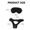 1Set 2Pcs Black Snoring Aids for Men Chin Strap for