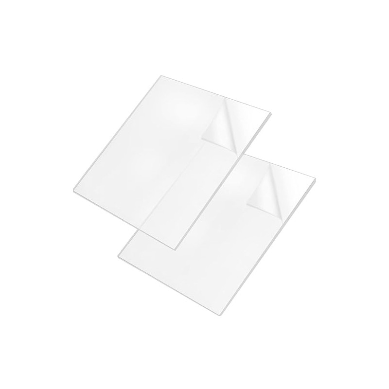 Generic Clear A4 Size Acrylic Sheet, 297x210mm, 3mm Thickness