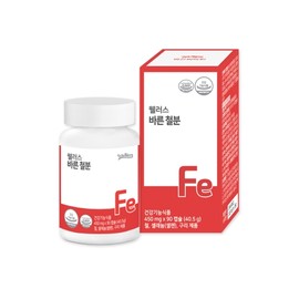 Wellus Proper Iron 450mg 90 Capsules / 웰러스 바른 철분 450mg x 90캡슐