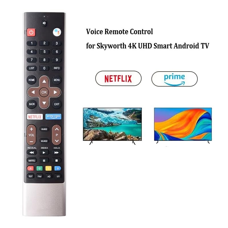 Replacement for Skyworth TV Remote Control Voice Remote for Skyworth