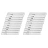 Westcott E-10151 BP-I Plastic Ruler 20 cm Transparent Pack of