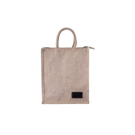 Alpenleder Shopping Bag – Model: Shopping Queen (Handmade) – 100% Sustainable Organic Jute from Regional Agriculture | Jute Bag, Carry Bag Fair Produced (30 x 36.5 x 10 cm), Jute
