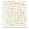 Youway Style Iridescent Cream Glass Mosaic Tiles for Crafs Bulk,200g