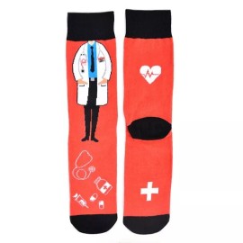 Novelty Socks Men's Doctor in Coat  Novelty  Socks, Mens Sock Gifts, Doctor Gift