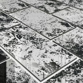 LiveInUrban 21PCS Foxed Silver Vintage Peel and Stick Mirror Effect Wall Decor, Stain and Crack Acrylic Wall Panel for Home Living Room Bedroom Office, 2.9"x5.9"