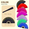 AYTHSRIC 2Pcs Popping Clacking Fan for Line Dancing & Where