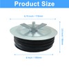 HARSKIYER 6 Inch Sewer Cleanout Cap, Durable Mechanical Test Plug