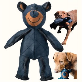 Unbreaka Bear Dog Unbreakable Teddy Extreme Bear 2.0 Dog Toys Aggressive Chewers Indestructible Stuffed Plush Dog Squeaky Toy Keep Them Busy Durable Tough Heavy Duty Chewer Dog Toy Large Breed (1PC)