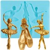Ballet Dancer Silicone Mold Ballet Shoes Fondant Chocolate Molds