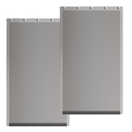 Petoasis Dog Door Parts Replace Old Dog Door Flap for PETOASIS Large Dog Door. 2 Sets (Inside and Outside)