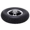 Wheelchair Wheel Replacement Solid PU Reinforced Aluminum Alloy Hub Walker