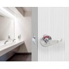 Mutex Extra Large Bathroom Privacy Lever Lock with Indicator Left-hand