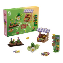 Plus-Plus - Learn to Build - Flower Shop - 600 Pieces - Building Blocks, Building, Educational Toy for Children, Travel, Travel Toy, Made in Denmark