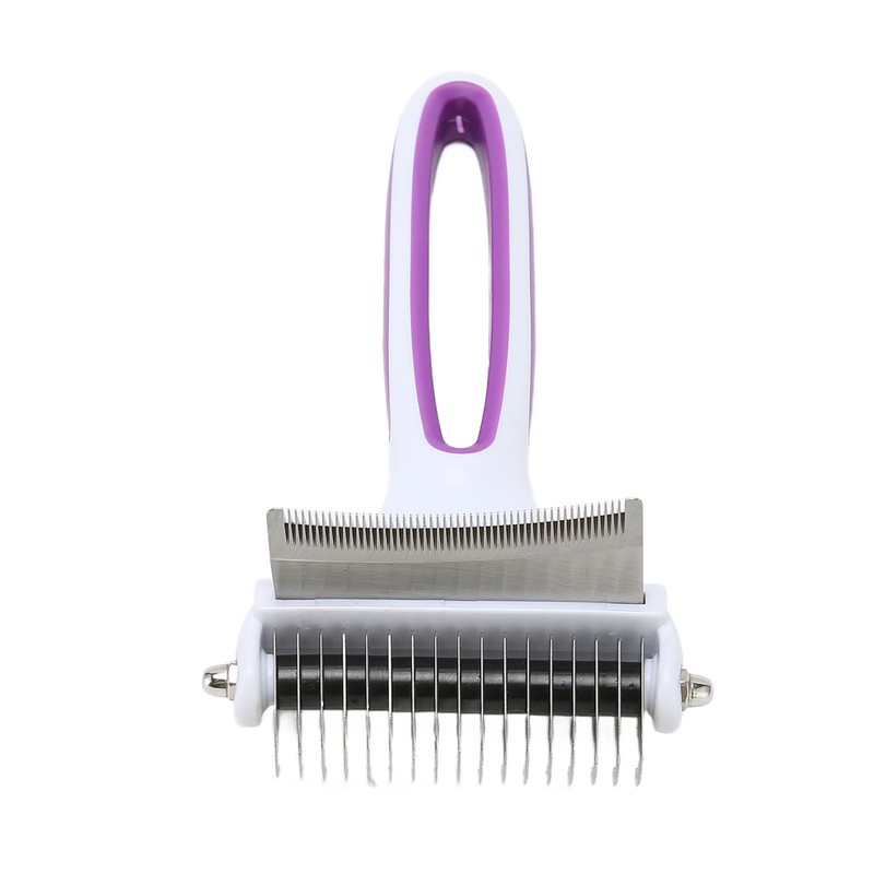 2 in 1 Pet Grooming Brush Washable Pet Dematting Comb