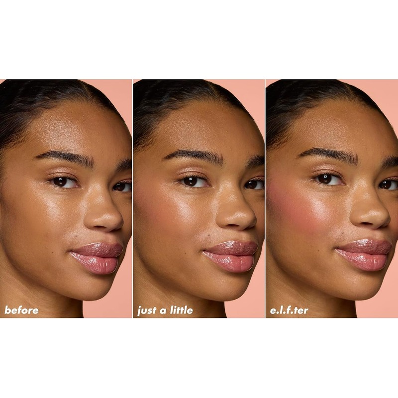 E.l.f. Soft Glam Cream Blush Stick, Rubor en Crema, Acabado