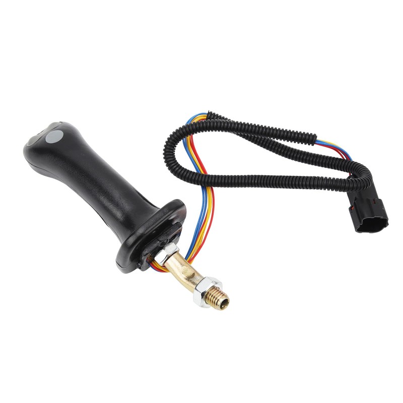 Bnineteenteam Excavator Joystick Handles,2Pcs 3 Button Excavator Joystick Handles 6