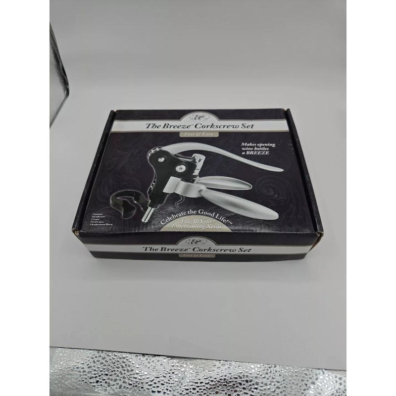 Epic The Breeze Corkscrew Set Fast And Easy Brand New