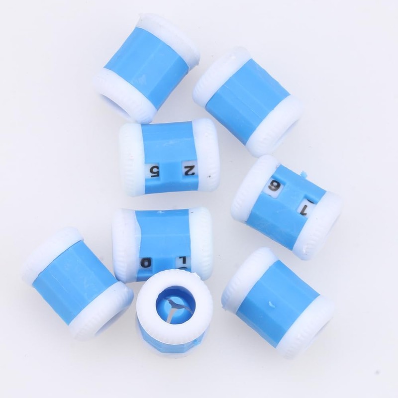 VASANA 10Pcs Plastic Knit Counter 2 Size Knitting Crochet Stitch