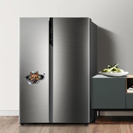 TIZIKJ Car Sticker 15 cm German Shepherd 3D Ripped Sticker Reflective Waterproof Sticker Bumper Rear Window Decor D2003