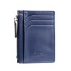 Bronzi Slim, Zip blue, Minimalist