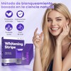 Purple Teeth Whitening Strips Pack Cajas Tabletas Tiras Blanqueadoras Dientes