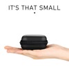 1 x Black Hard Headphone Box with 2 Black Cable