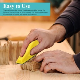 Micro Sander Paper Kit,81PCS Wet Dry Sandpaper-Grit 60 80 120 180 240 320 400 600,3.5”x 1”Hand Detail Sanding Block with Hook and Loop for DIY Crafts Wood Metal Tight Narrow Spaces