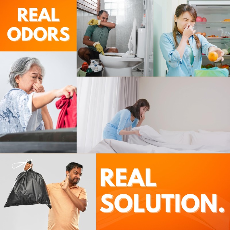 Dpnamron NI-712 Odor Eliminator, Orange, 1 Pint