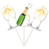 Wedding Champagne Bottle cocktail sticks party picks pack of 10