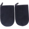 2 piezas Guantes Aplicadores para Autobronceado sin Sol Negros y