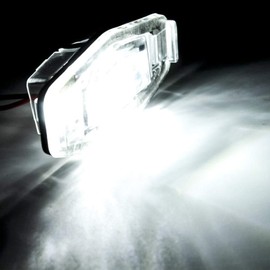 MAXHAWK LED License Plate Light replacement for Honda Accord Sedan Civic Odyssey Pilot & Acura MDX TSX TL ILX RDX RL 6000K Xenon White Tag Lamp Assembly Pack of 2