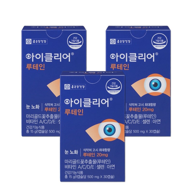Chong Kun Dang iClear Eye Love Cha Inpyo Lutein Capsules