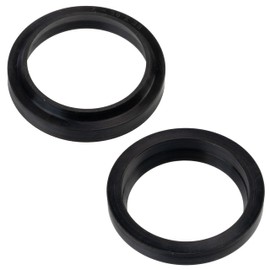 AERZETIX - C76712 - Set of 2 simple "Z" type stripper seals for hydraulic cylinders shaft diameter 30 mm - outer diameter 38 mm - operating temperature -30 +100°C - made of NBR rubber