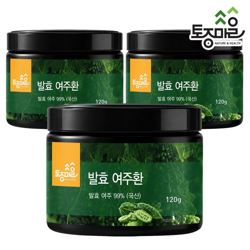 native village (현대Hmall) [토종마을]발효 여주환 120g X 3통_국산여주_국내산여주_발효여주정_발효여주분말_발효여주환