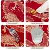 TTQYFNM 60x102inches Dragon Rectangle Tablecloth Traditional Flying Mascot Animal Chinese