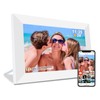 ybest Frameo 10.1" Digital Picture Frame White, Smart WiFi Digital