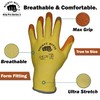 Mighty Mitts Safety Work Gloves with Firm Grip, 12 Pairs