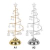 LED Christmas Tree Lamp Battery Powered Spiral Christmas Tree Table