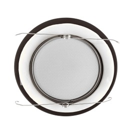 NICOR Lighting 6 inch Oil-Rubbed Bronze Recessed Shower Trim with Albalite Lens (17505OB)