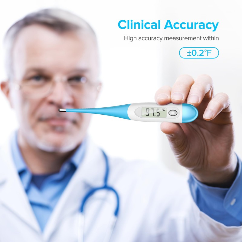 Thermometer for Adults and Kids with 8 Seconds Fast Accurate