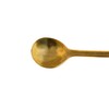 Creative Co-Op Brass Sugar/Honey Spoon with Bee Handle