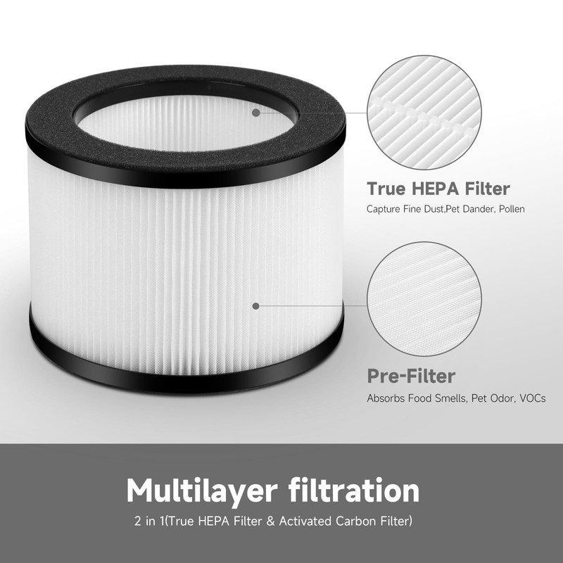 GoKBNY 2-Pack VF10 Replacement Filter Compatible with VENDFO VF10/VF10 Pro
