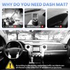 Sunsdrew Dash Cover for 2014-2021 Toyota Tundra Dashboard Cover Mat